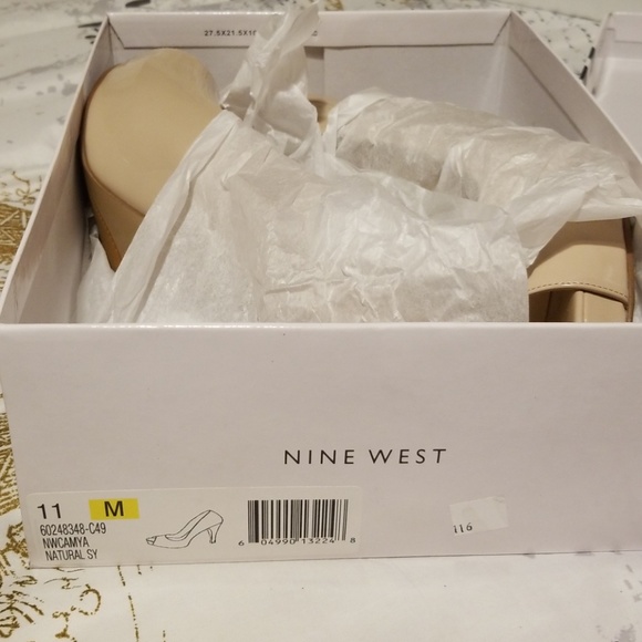 Nine West nude open toe heels - Picture 5 of 5